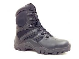 military boot combat with leather upper JL-M-0028